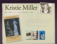 Tablet Screenshot of kristiemiller.com